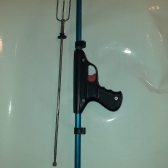 Luksusowa kusza sprężynowa używana w latach 60-tych. Ze zbiorów Jana Więcławskiego.